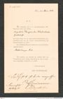 k.k. naturhistorisches Hofmuseum, Intendanzakten 1885-1896 (Hauer), Aktenzahl Z.116/1888, Seite 1